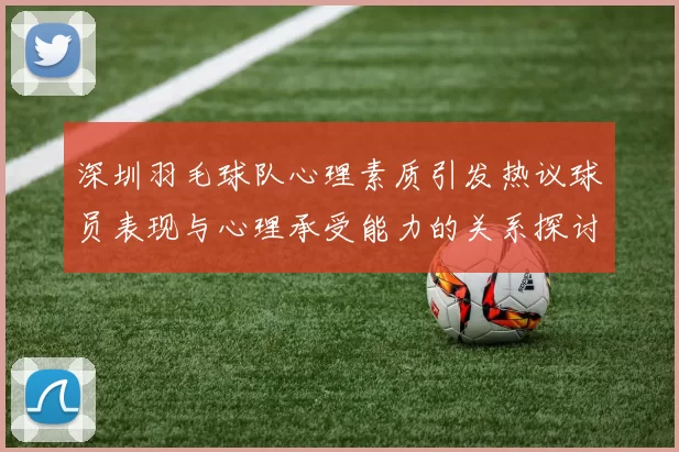 深圳羽毛球队心理素质引发热议球员表现与心理承受能力的关系探讨