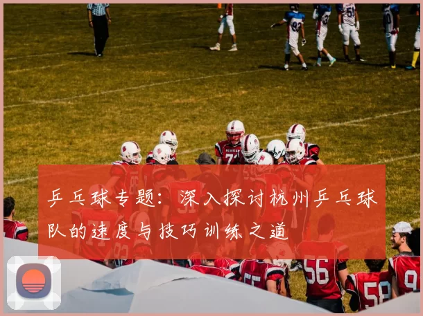 乒乓球专题：深入探讨杭州乒乓球队的速度与技巧训练之道